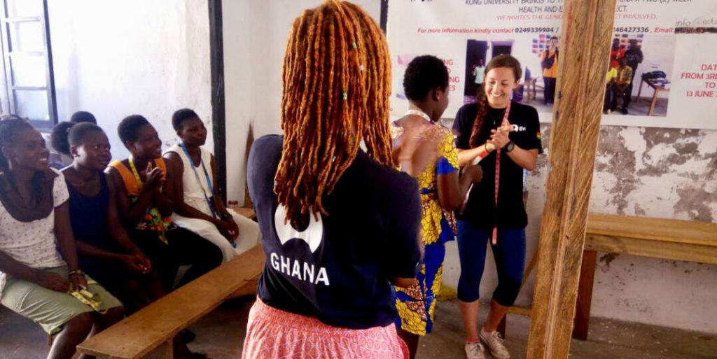 Volunteer in Ghana with GVI. 