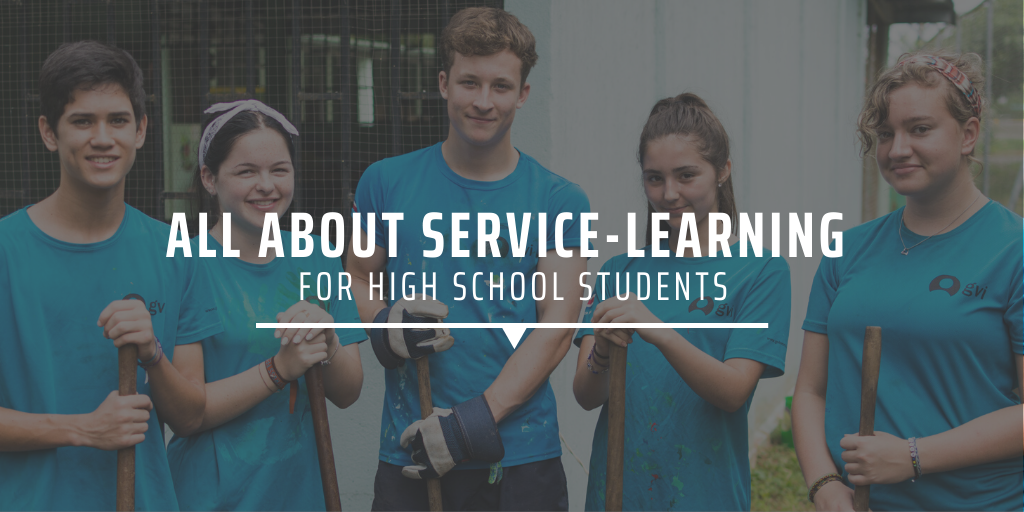 All about service-learning for high school students
