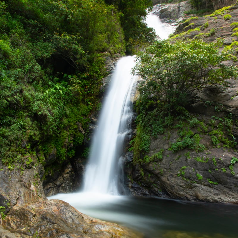 Hike to hidden waterfalls