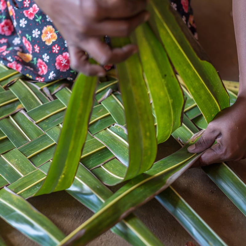 Weave a traditional mat