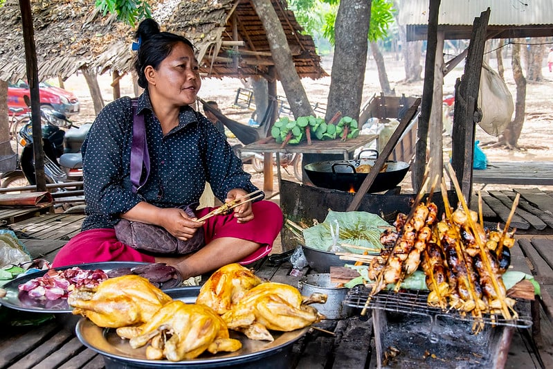 Street food in Cambodia