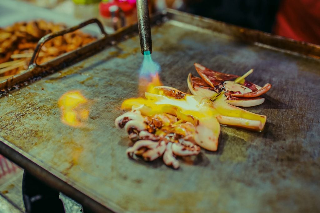 Scaled squid from Cambodia