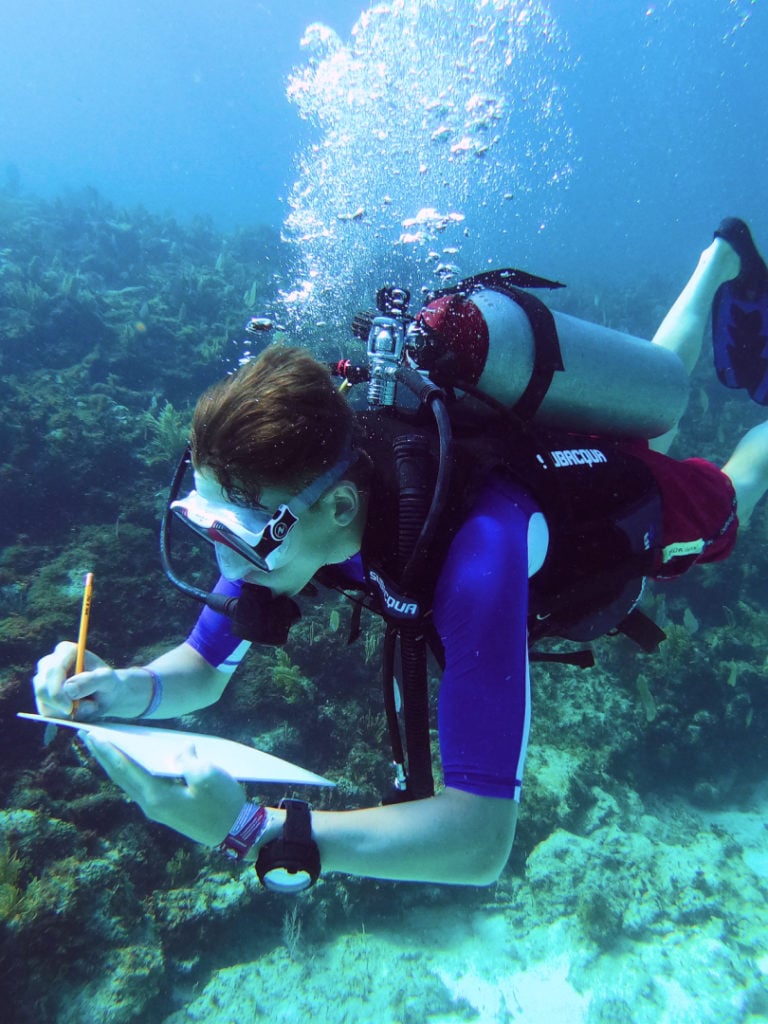 diving in mexico