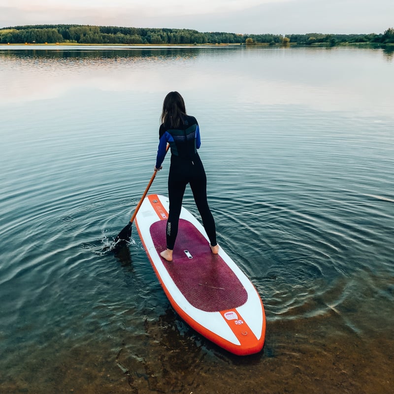 Paddleboard across the bay