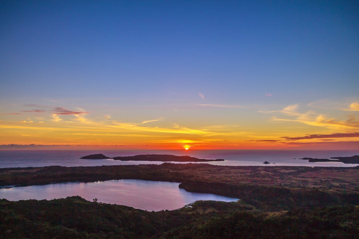 Sunset from Mont Passot