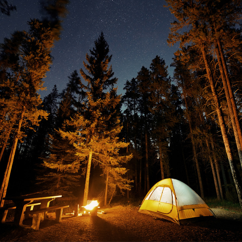 Camp in Teide National Park