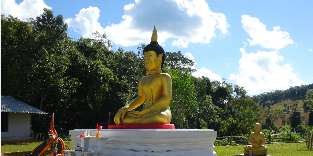 A buddhist shrine in Chiang Mai, Thailand.