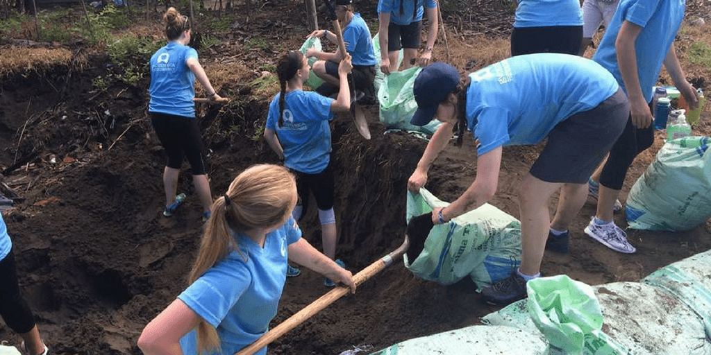 teen volunteering alternative spring break in costa rica