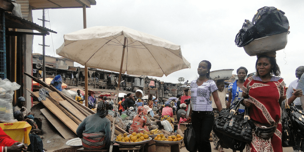 pictures of ghana bazzar marketplace Accra