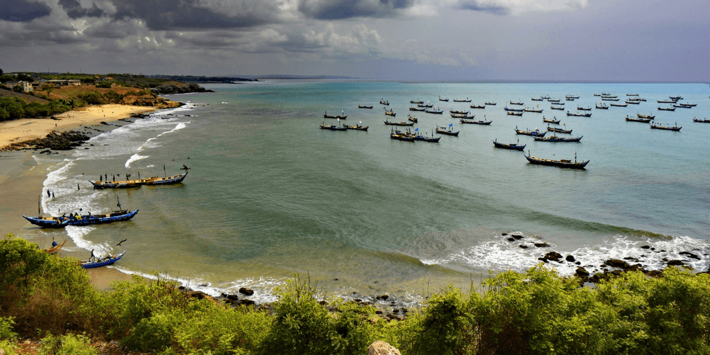 picture of ghana beach, weather, landscape