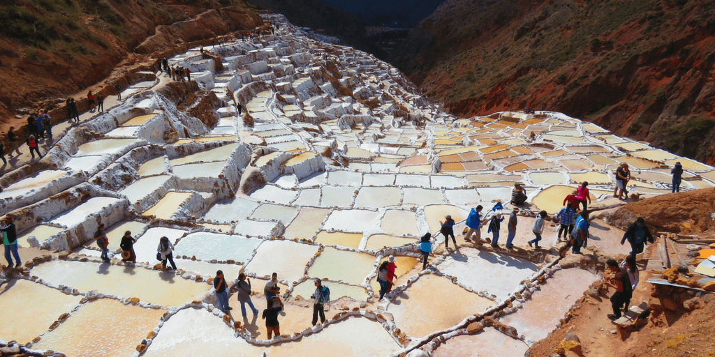 A group of volunteers on a gap year travel program.