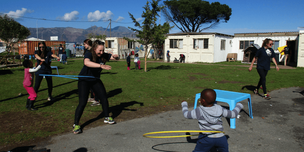 Volunteer With Children In South Africa