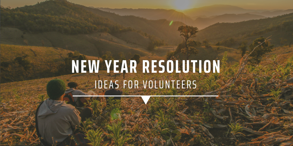 New year resolution ideas for volunteers