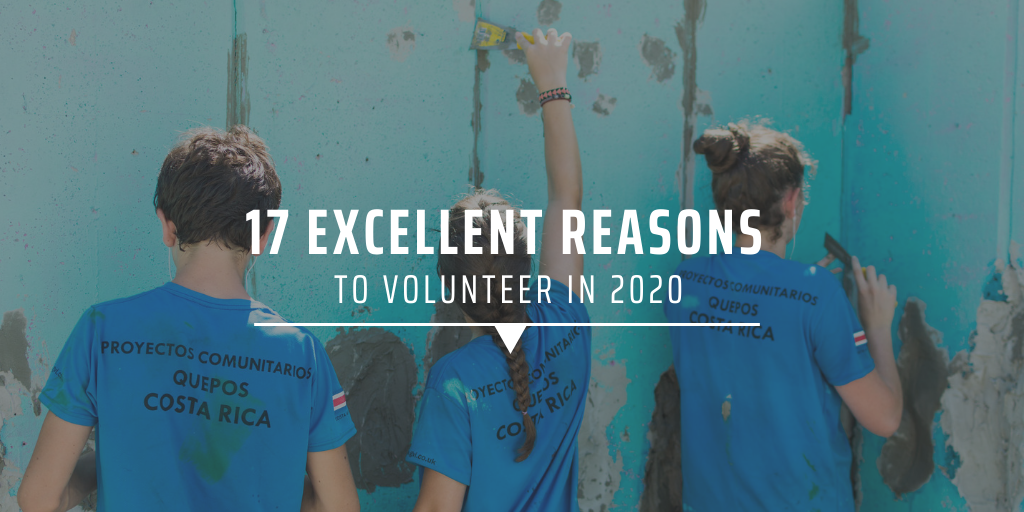 17 excellent reasons to volunteer in 2020