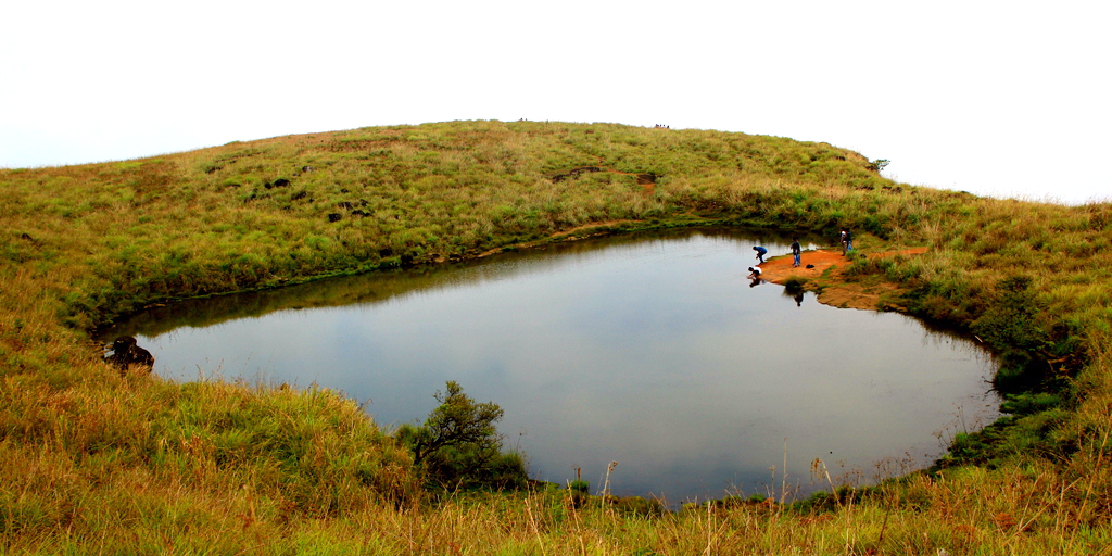 heart shaped lake