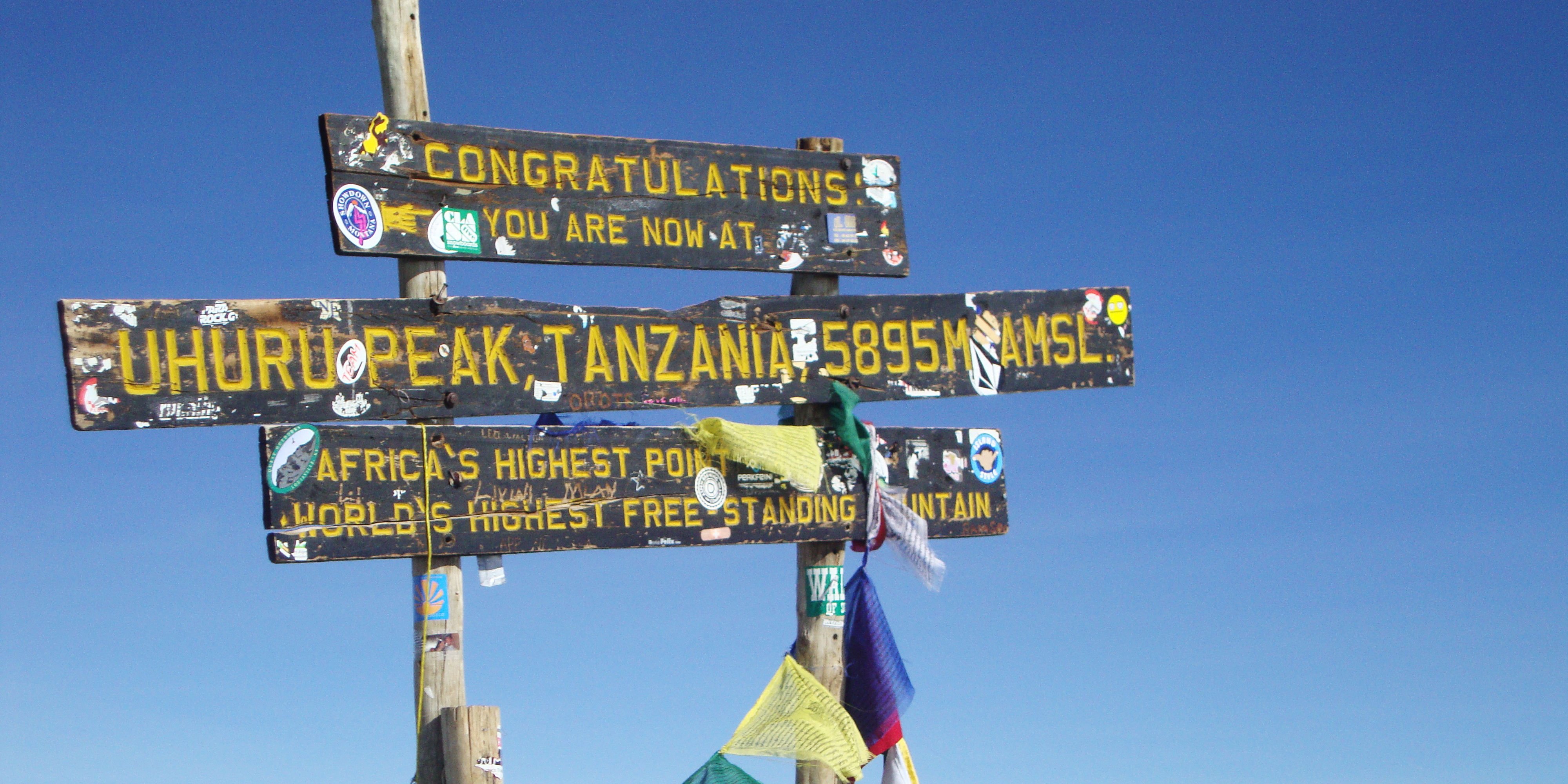 how tall is mount kilimanjaro