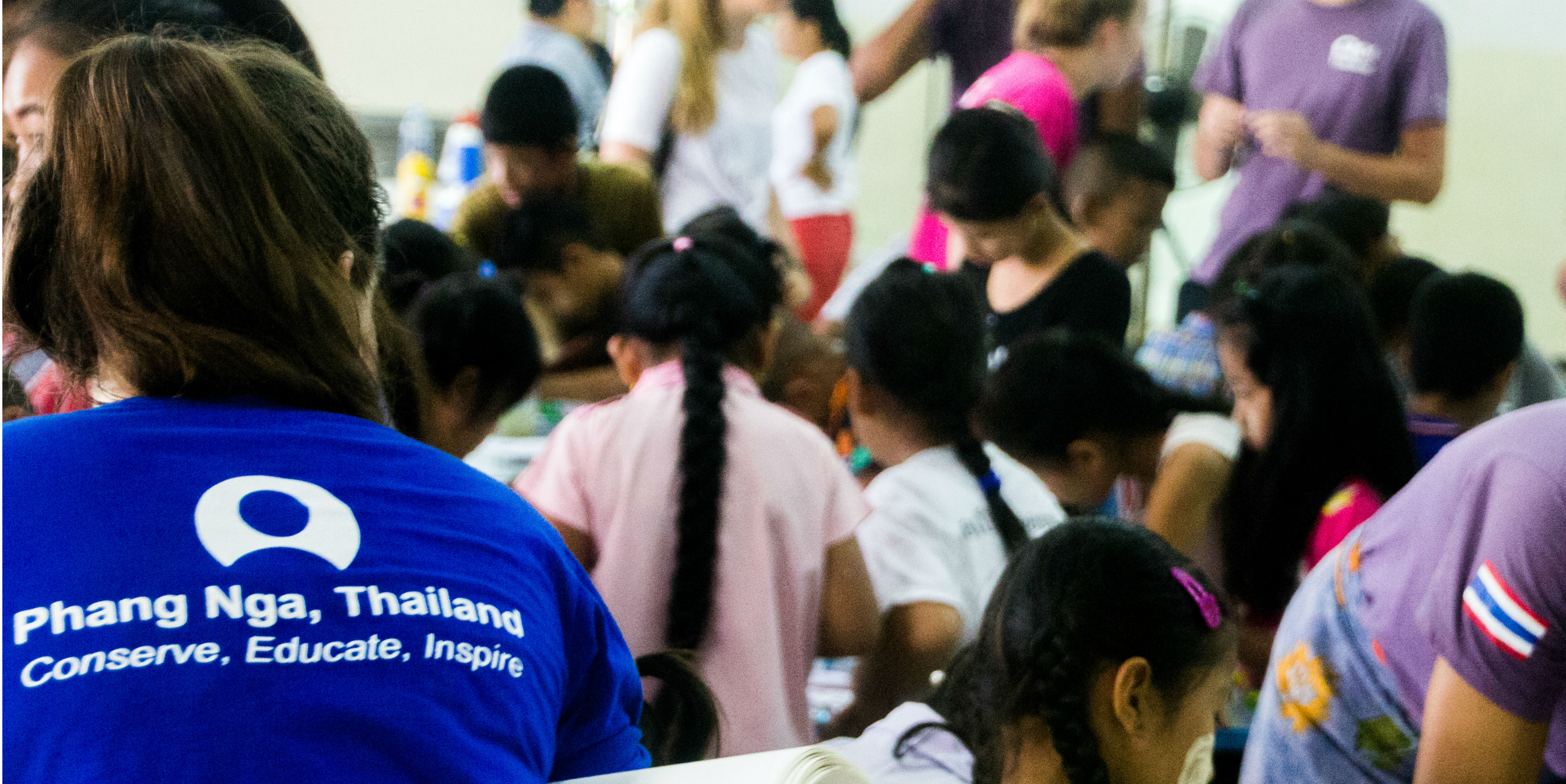 A GIV participant works toward gaining her TEFL certification in Phang Nga, Thailand.