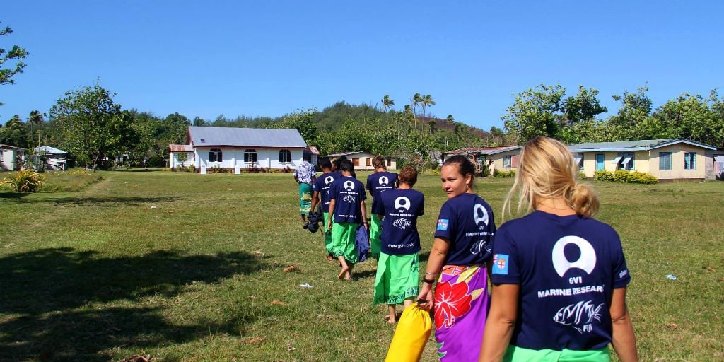 The teamwork and relationship between GVI voluteers and the locals is so important to create a maximum impact to the water and sanitation goals in Dawasamu, Fiji.