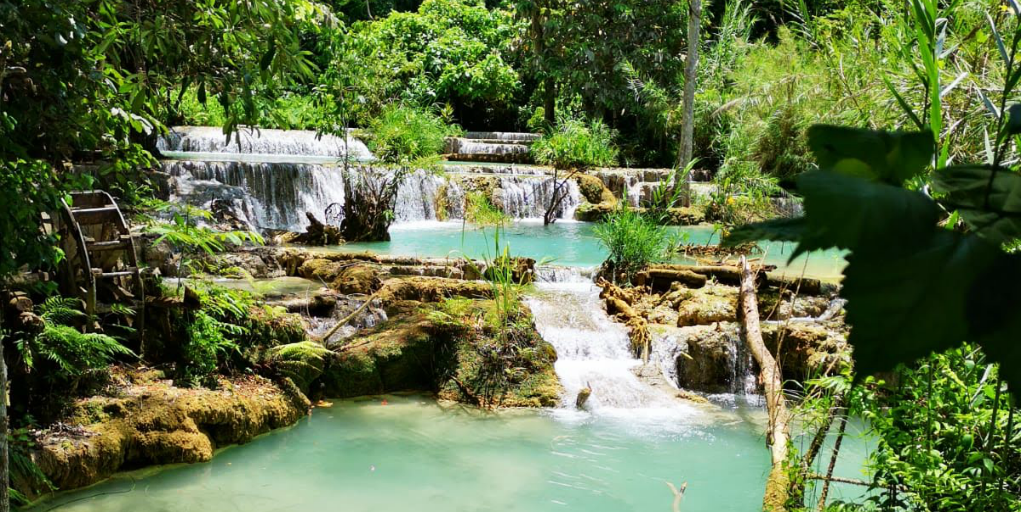 Kuang-Si Falls in northern Laos