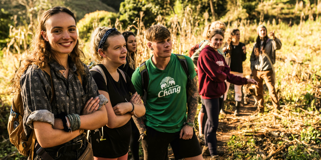 gvi volunteers in thailang, chiang mai