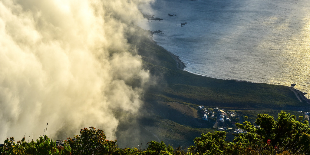 Cloudy table mountain is a main reason why Cape Town is a bucket list destination