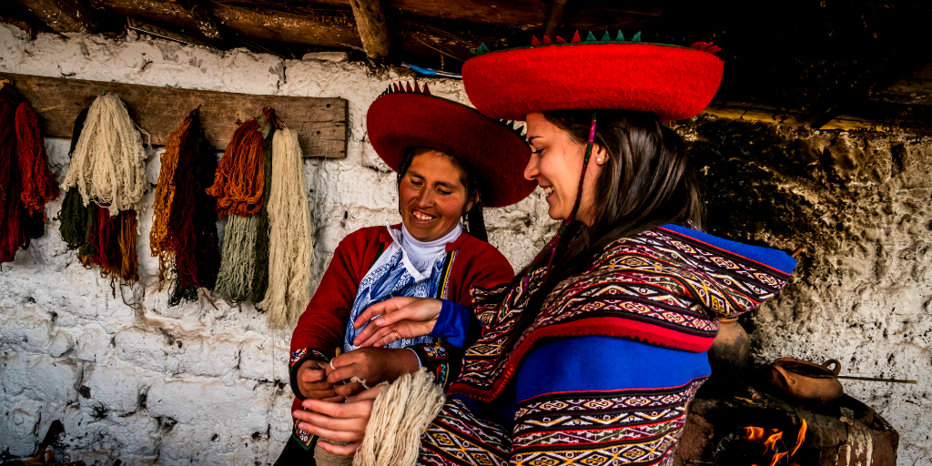 Textile weaving is an important practice that was adopted by the Incan heritage