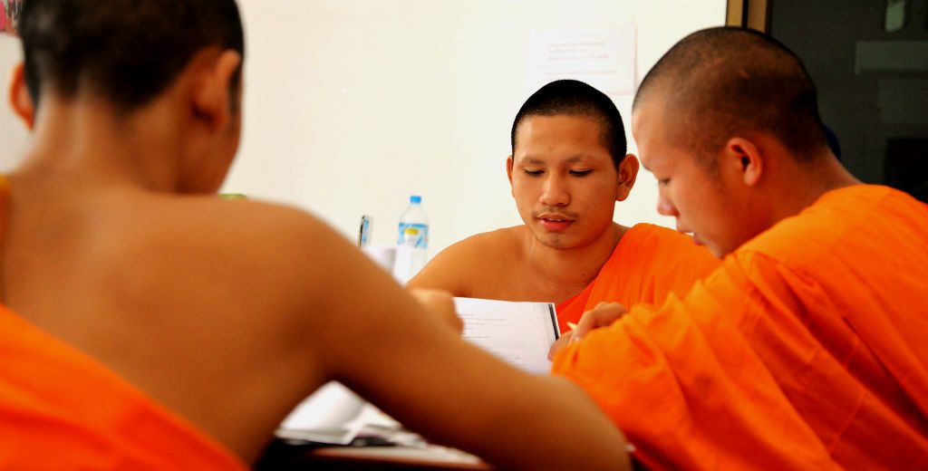 Join a GVI volunteer trip abroad in Cambodia, teaching Buddhist monks and help your resume stand out.