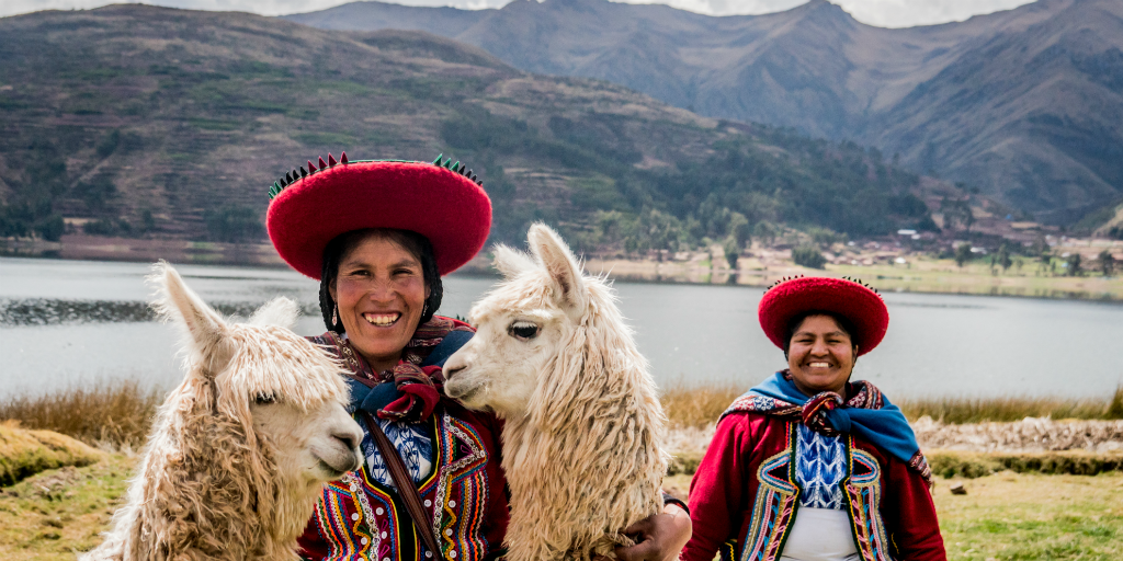 Inca women in Cusco