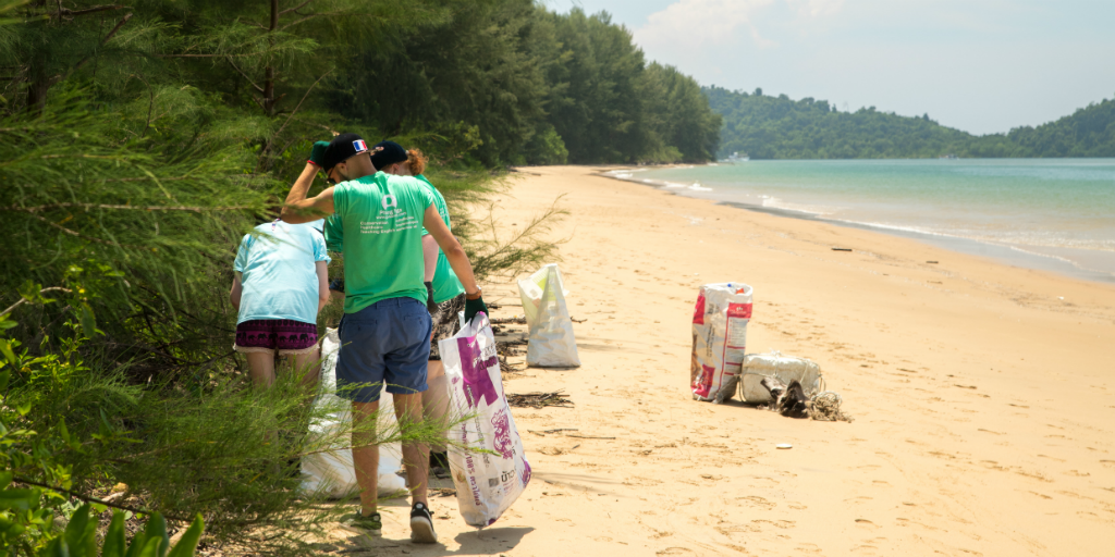 Practice responsible travel by cleaning up litter that you see lying around on beaches or in cities