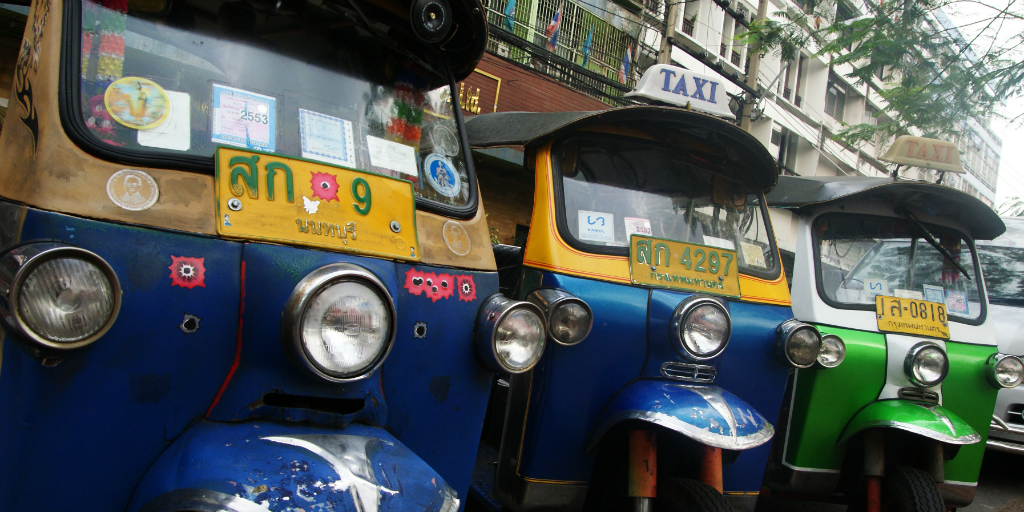 Grab a tuk tuk in Siem Reap to explore the cambodian city