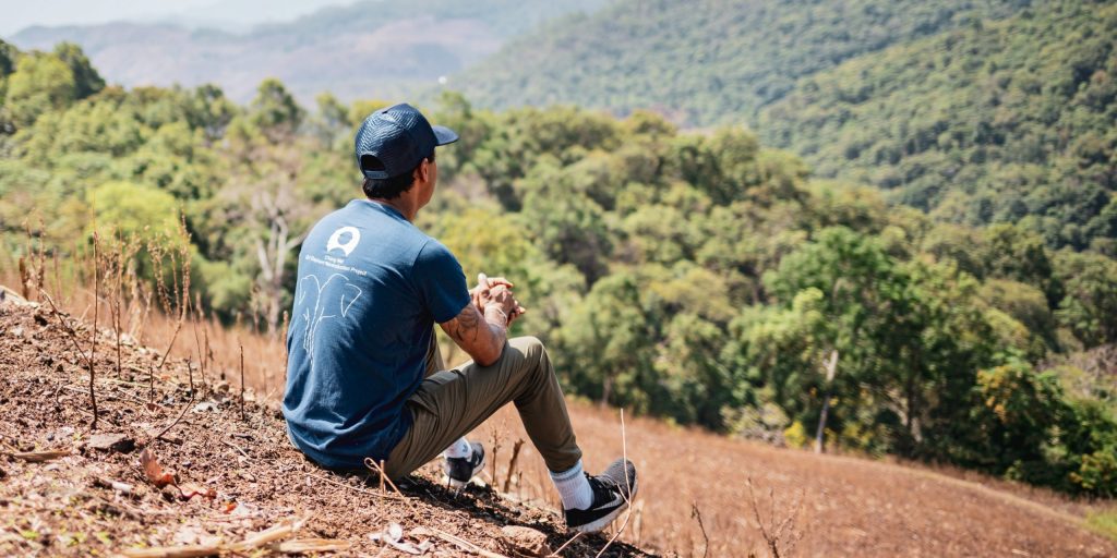 community development volunteer reflecting 