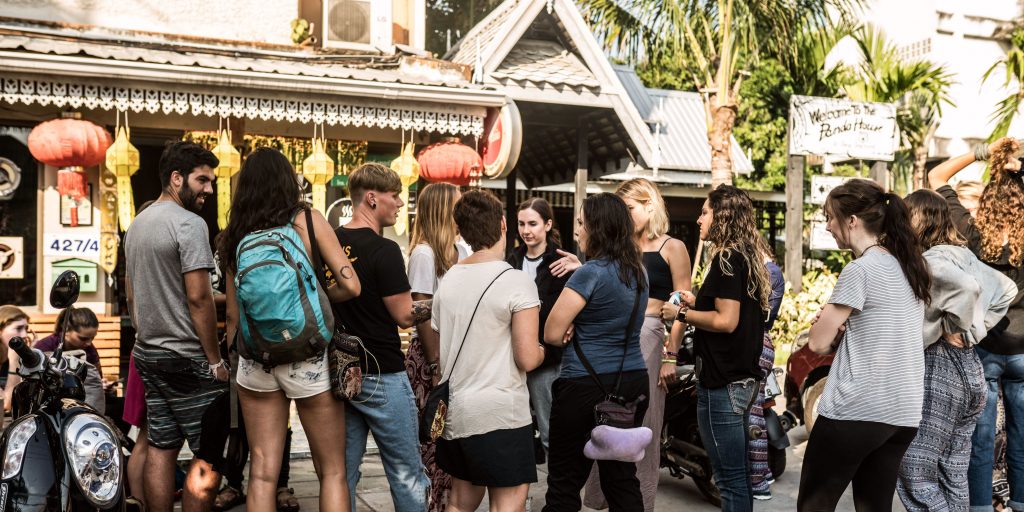 Volunteer in Chiang Mai and buy a keepsake from a local market.