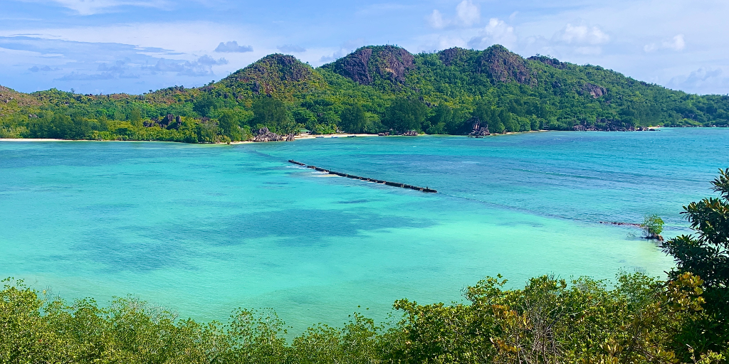 Landscape view of Seychelles