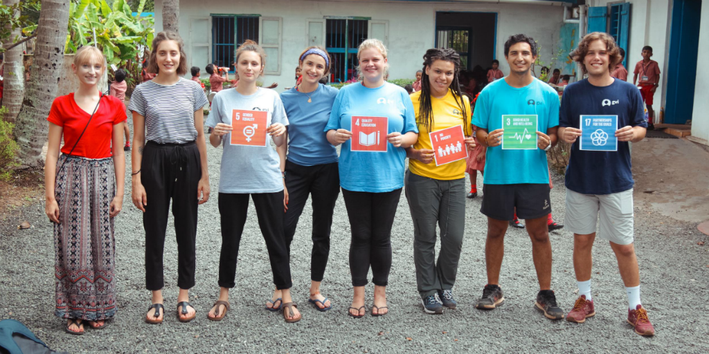 volunteer in india to contribute towards UN SDGs