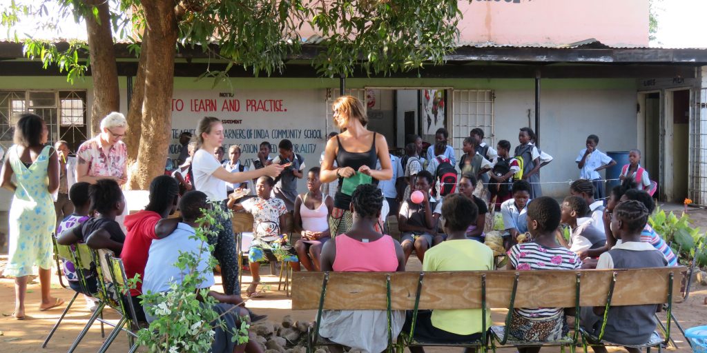 teaching girls in zambia