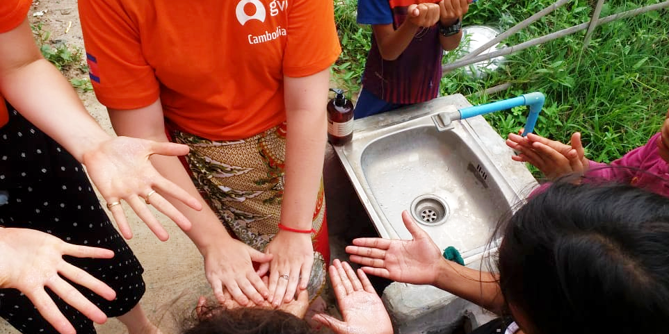 Teaching children about hand washing is a very important aspect in public health internships. 