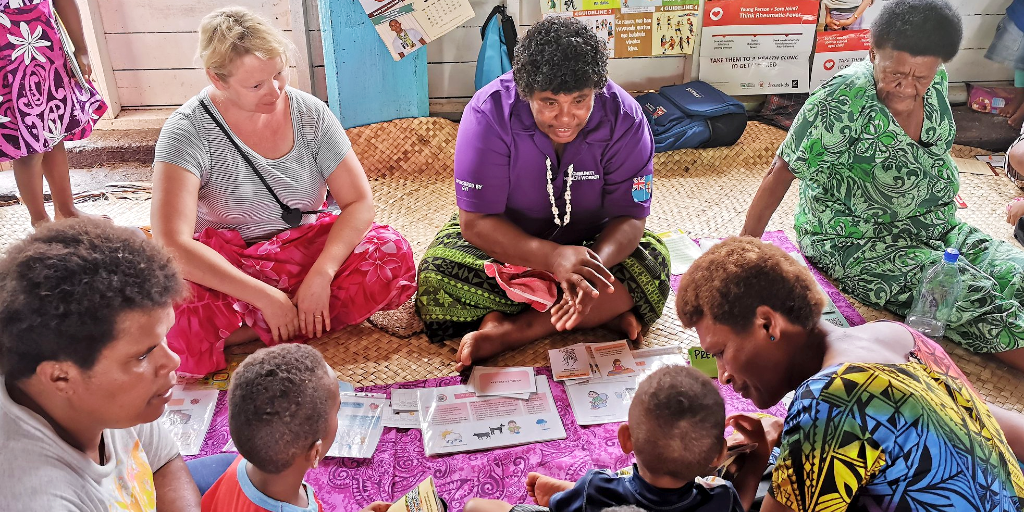 A woman empowering other women about public health internships