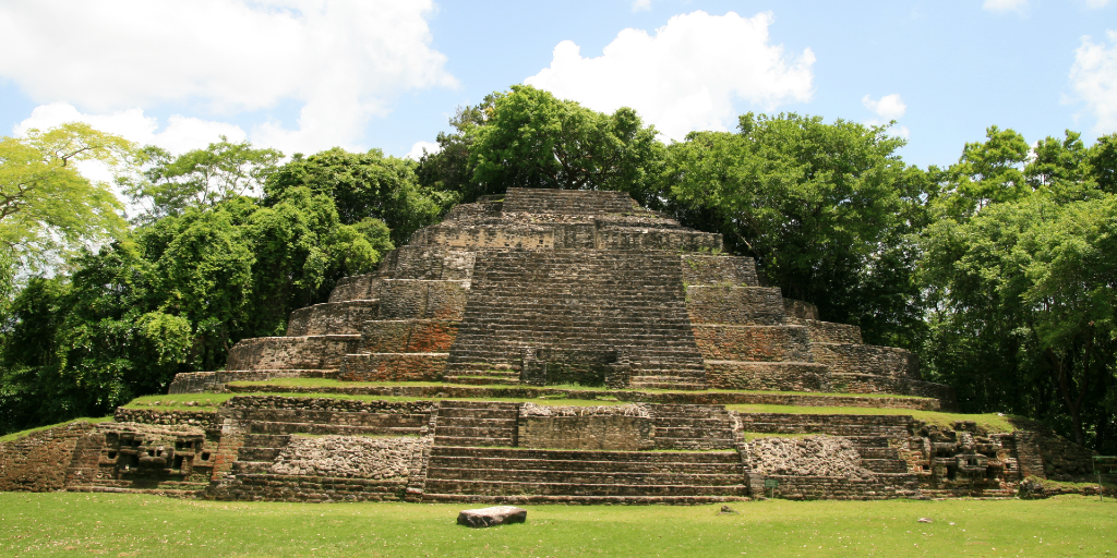The Temple of Jaguar Masks is a cultural site you can visit in Belize. 