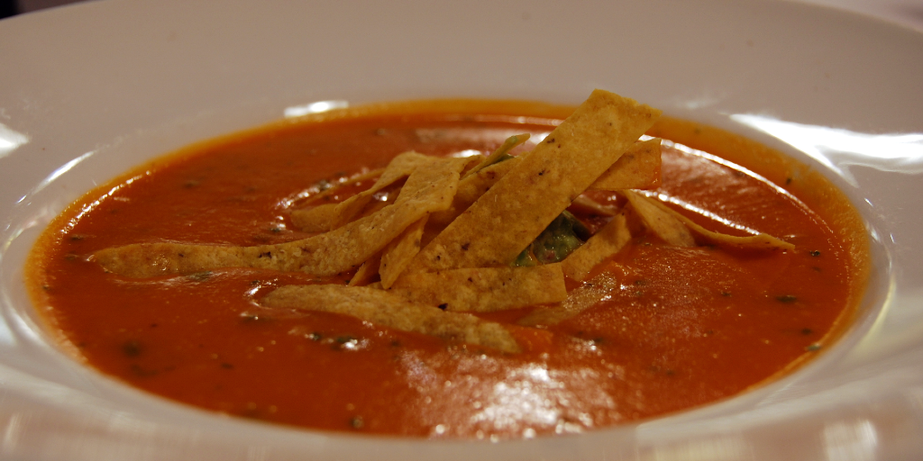 Tortilla soup is a dish that is full of flavour. 